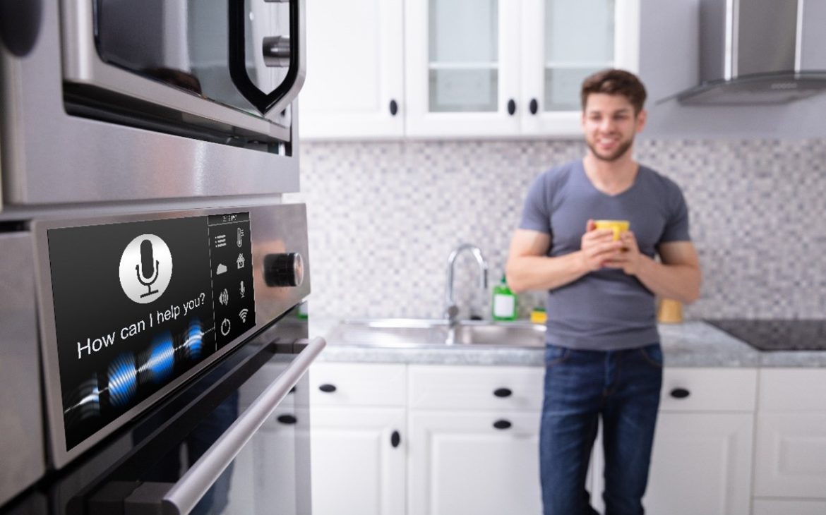 Part2_ Man in his home using multifamily community broadband