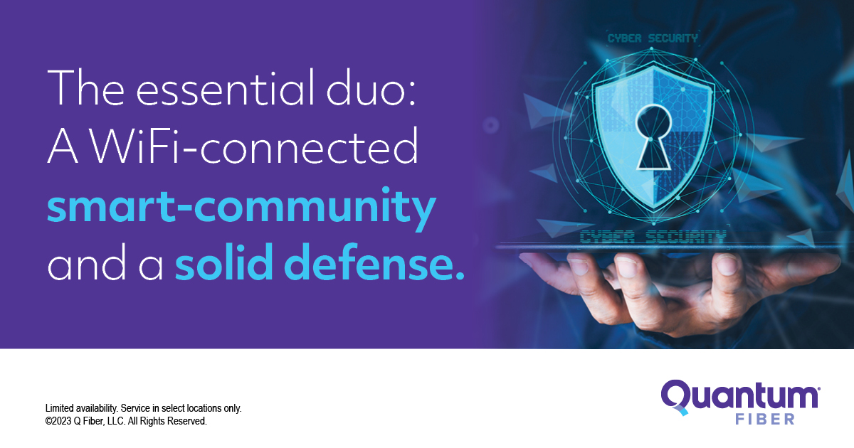 The essential duo: A WiFi connected smart-community and a solid defense.