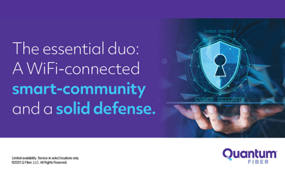 The essential duo: A WiFi connected smart-community and a solid defense.