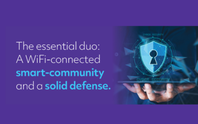 The essential duo: A Wi-Fi connected smart-community and a solid defense.