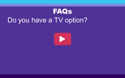 FAQ: Do you have a TV option?